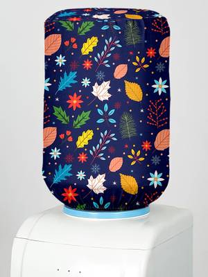 Blue Polyester  Water Dispenser Bottle Cover 2