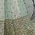 Light-green embroidered georgette semi stitched lehenga