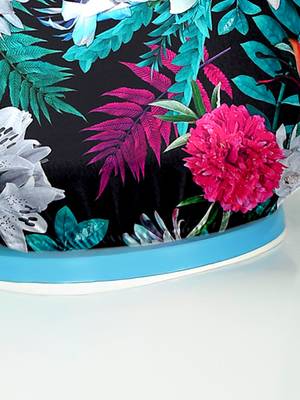 Blue Polyester  Water Dispenser Bottle Cover 3
