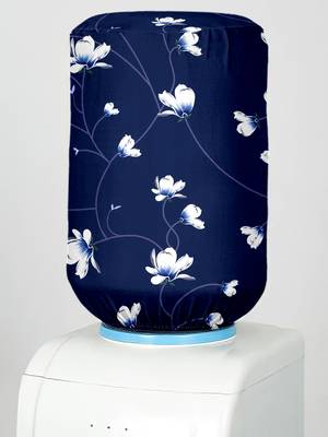 Blue Polyester  Water Dispenser Bottle Cover 2