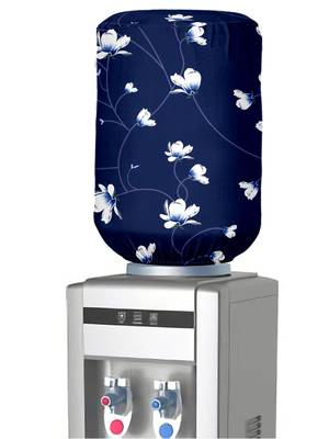 Blue Polyester  Water Dispenser Bottle Cover 5