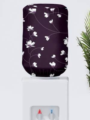 Purple Polyester  Water Dispenser Bottle Cover 1