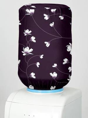 Purple Polyester  Water Dispenser Bottle Cover 2