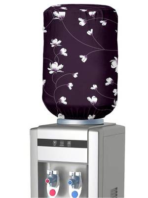 Purple Polyester  Water Dispenser Bottle Cover 5