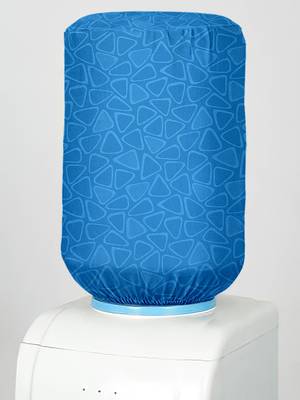 Blue Polyester  Water Dispenser Bottle Cover 2