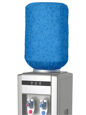 Blue Polyester  Water Dispenser Bottle Cover 5