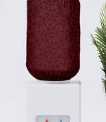 Maroon Polyester  Water Dispenser Bottle Cover
