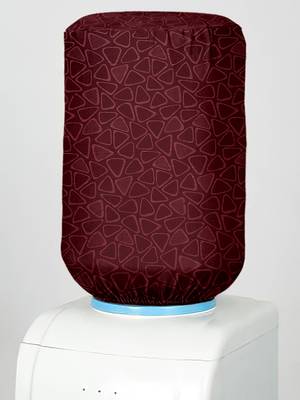 Maroon Polyester  Water Dispenser Bottle Cover 2