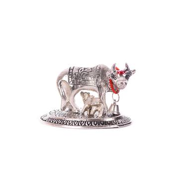 eCraftIndia Handcrafted Cow and Calf Figurine 1
