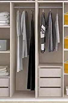 ATORAKUSHON   FABRIC 4 PIECE GARMENT STORAGE BAGS WARDROBE ORGANIZER FOR CLOTHES STORAGE BOX SAREE COVER (Yellow)
