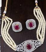 White agate necklaces