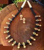 Gold agate necklaces