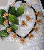 Gold agate necklaces