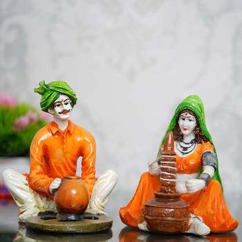 Karate Style Monk Buddha Smoke Backflow Cone Incense Holder DECORative Showpiece with 10 free Smoke Backflow 2