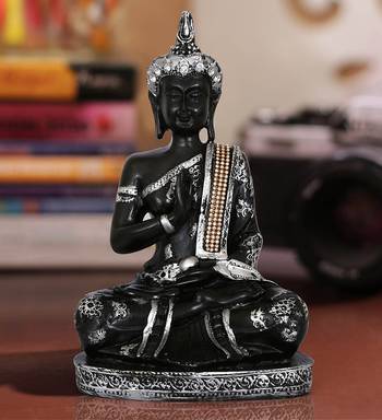 handcrafted decorative meditating buddha statue 1