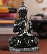 handcrafted decorative meditating buddha statue