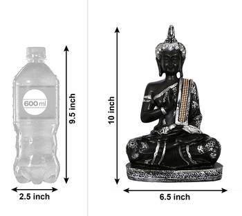 handcrafted decorative meditating buddha statue 3