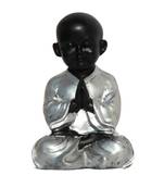e craft india lord buddha figurine - black sculpture