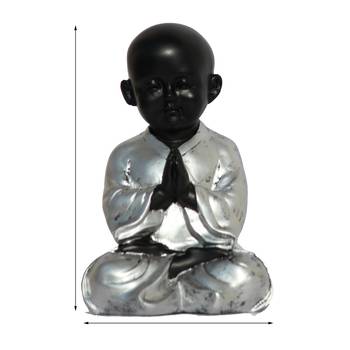 e craft india lord buddha figurine - black sculpture 2