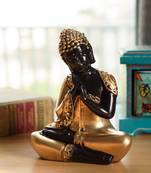 E Craft India Buddha Idol Brass Golden