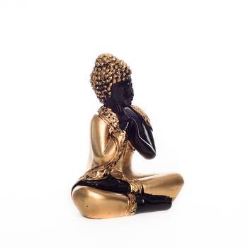 E Craft India Buddha Idol Brass Golden 3