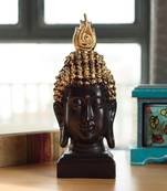 eCraftIndia Elegant Gold Hair Buddha Head