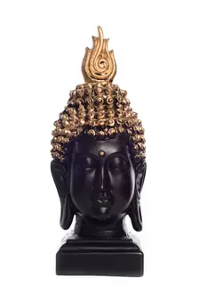 eCraftIndia Elegant Gold Hair Buddha Head