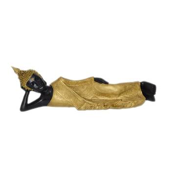Ecraftindia Reclining Buddha Antique Showpiece 30x20 1