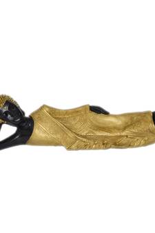 Ecraftindia Reclining Buddha Antique Showpiece 30x20