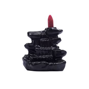 eCraftIndia Dropping Fountain Design DECORative Showpiece with 10 free Smoke Backflow Scented Cone Incenses 3