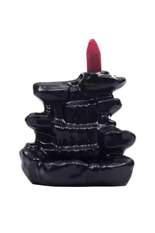 eCraftIndia Dropping Fountain Design DECORative Showpiece with 10 free Smoke Backflow Scented Cone Incenses