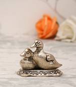 eCraftIndia Set Of 2 Loving Metal Swans