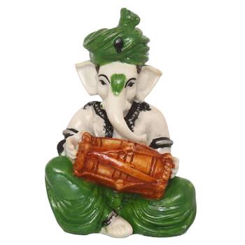eCraftIndia Lord Ganesha playing Dholak 3