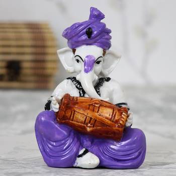 eCraftIndia Lord Ganesha playing Dholak 1