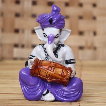 eCraftIndia Lord Ganesha playing Dholak 2
