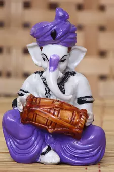 eCraftIndia Lord Ganesha playing Dholak