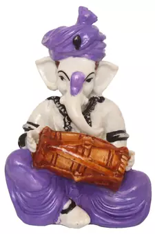 eCraftIndia Lord Ganesha playing Dholak