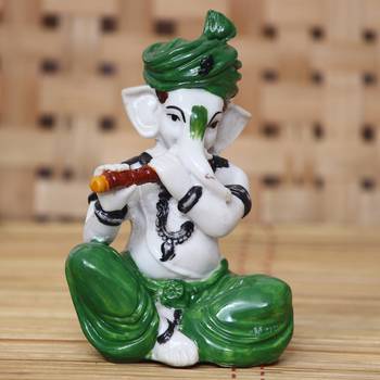eCraftIndia Lord Ganesha playing Flute 2