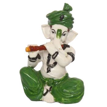 eCraftIndia Lord Ganesha playing Flute 3