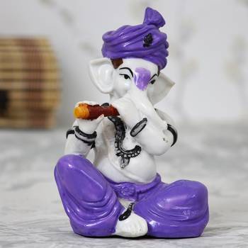eCraftIndia Lord Ganesha playing Flute 1