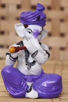 eCraftIndia Lord Ganesha playing Flute