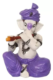 eCraftIndia Lord Ganesha playing Flute
