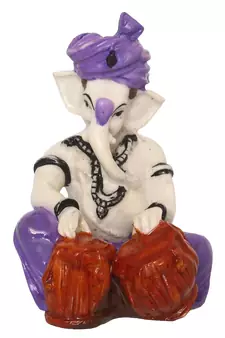 eCraftIndia Lord Ganesha playing Tabla
