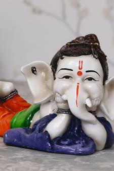 eCrafTIndia DECORative Lord Ganesha in resting position