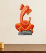 eCraftIndia Musician Lord Ganesha playing Tabla Handcrafted Iron Wall Hanging