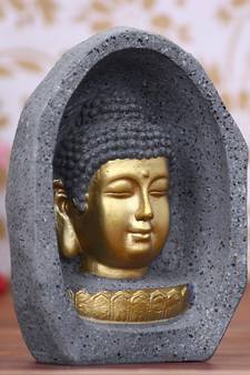 eCraftIndia Peaceful Lord Buddha Golden Statue