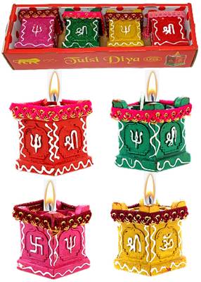 BK Creation Tulsi Diya Diwali Decoration Item Gifts 3