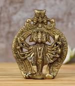 eCraftIndia Panchmukhi Lord Hanuman Brass Idol Statue