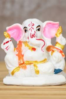 eCraftIndia DECORative Lord Ganesha Idol for Car Dashboard  Home Temple and Office Desks