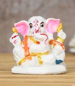 eCraftIndia DECORative Lord Ganesha Idol for Car Dashboard  Home Temple and Office Desks
